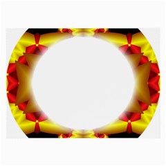 Circle Fractal Frame Large Glasses Cloth