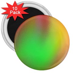 November Blurry Brilliant Colors 3  Magnets (10 Pack)  by Simbadda