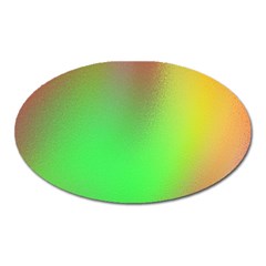 November Blurry Brilliant Colors Oval Magnet by Simbadda