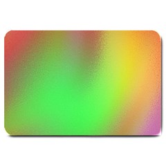 November Blurry Brilliant Colors Large Doormat  by Simbadda