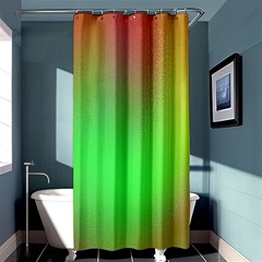 November Blurry Brilliant Colors Shower Curtain 36  X 72  (stall)  by Simbadda