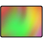 November Blurry Brilliant Colors Double Sided Fleece Blanket (Large)  80 x60  Blanket Front