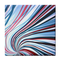 Wavy Stripes Background Tile Coasters