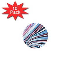 Wavy Stripes Background 1  Mini Magnet (10 Pack)  by Simbadda