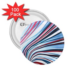 Wavy Stripes Background 2 25  Buttons (100 Pack)  by Simbadda