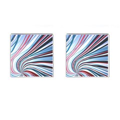 Wavy Stripes Background Cufflinks (square) by Simbadda