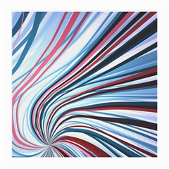 Wavy Stripes Background Medium Glasses Cloth (2-side) by Simbadda