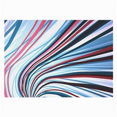 Wavy Stripes Background Large Glasses Cloth by Simbadda