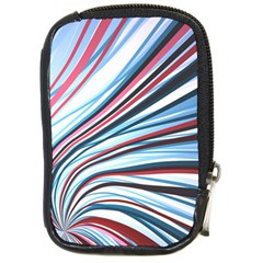 Wavy Stripes Background Compact Camera Cases by Simbadda