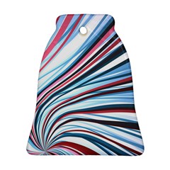 Wavy Stripes Background Ornament (bell)