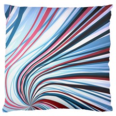 Wavy Stripes Background Standard Flano Cushion Case (one Side) by Simbadda