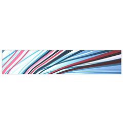 Wavy Stripes Background Flano Scarf (small) by Simbadda