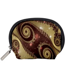 Space Fractal Abstraction Digital Computer Graphic Accessory Pouches (small)  by Simbadda