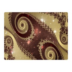 Space Fractal Abstraction Digital Computer Graphic Double Sided Flano Blanket (mini)  by Simbadda