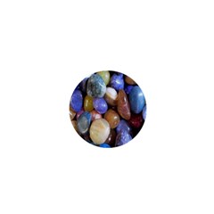 Rock Tumbler Used To Polish A Collection Of Small Colorful Pebbles 1  Mini Magnets by Simbadda