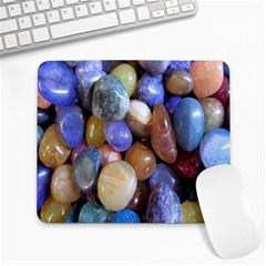 Rock Tumbler Used To Polish A Collection Of Small Colorful Pebbles Large Mousepads by Simbadda