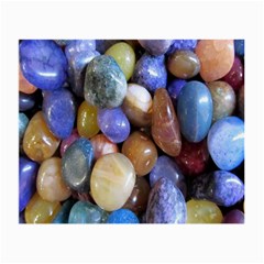 Rock Tumbler Used To Polish A Collection Of Small Colorful Pebbles Small Glasses Cloth by Simbadda