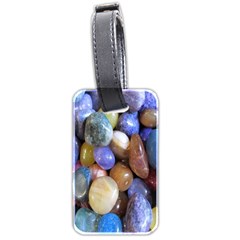 Rock Tumbler Used To Polish A Collection Of Small Colorful Pebbles Luggage Tags (two Sides) by Simbadda