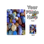 Rock Tumbler Used To Polish A Collection Of Small Colorful Pebbles Playing Cards 54 (Mini)  Front - Spade2