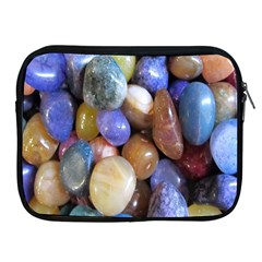 Rock Tumbler Used To Polish A Collection Of Small Colorful Pebbles Apple Ipad 2/3/4 Zipper Cases by Simbadda