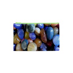 Rock Tumbler Used To Polish A Collection Of Small Colorful Pebbles Cosmetic Bag (xs) by Simbadda