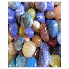 Rock Tumbler Used To Polish A Collection Of Small Colorful Pebbles Drawstring Bag (small) by Simbadda