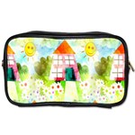 Summer House And Garden A Completely Seamless Tile Able Background Toiletries Bags Front