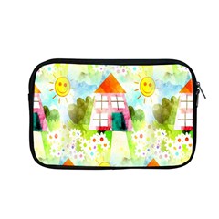 Summer House And Garden A Completely Seamless Tile Able Background Apple Macbook Pro 13  Zipper Case