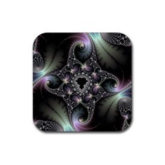 Magic Swirl Rubber Coaster (Square) 