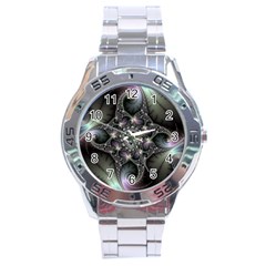 Magic Swirl Stainless Steel Analogue Watch