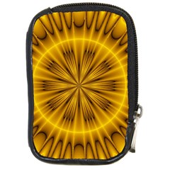 Fractal Yellow Kaleidoscope Lyapunov Compact Camera Cases by Simbadda