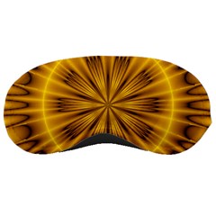 Fractal Yellow Kaleidoscope Lyapunov Sleeping Masks by Simbadda