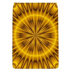 Fractal Yellow Kaleidoscope Lyapunov Flap Covers (l)  by Simbadda