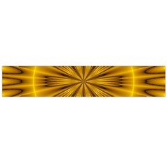 Fractal Yellow Kaleidoscope Lyapunov Flano Scarf (large)