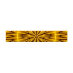 Fractal Yellow Kaleidoscope Lyapunov Flano Scarf (mini)