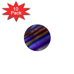 Fractal Color Stripes 1  Mini Buttons (10 pack) 