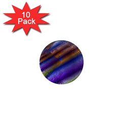 Fractal Color Stripes 1  Mini Magnet (10 pack) 