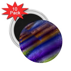 Fractal Color Stripes 2.25  Magnets (10 pack) 