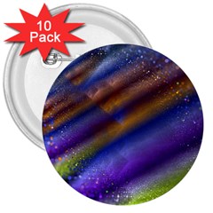 Fractal Color Stripes 3  Buttons (10 pack) 