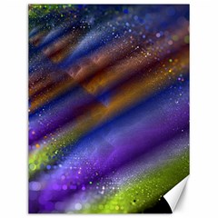 Fractal Color Stripes Canvas 12  x 16  