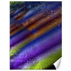 Fractal Color Stripes Canvas 36  x 48  