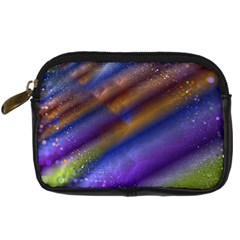 Fractal Color Stripes Digital Camera Cases