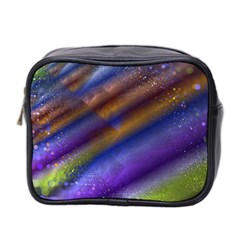 Fractal Color Stripes Mini Toiletries Bag 2-side by Simbadda