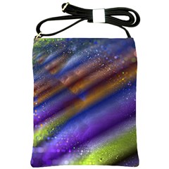 Fractal Color Stripes Shoulder Sling Bags