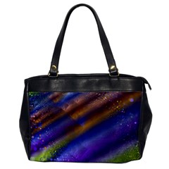 Fractal Color Stripes Office Handbags