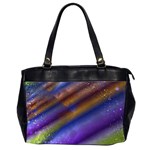 Fractal Color Stripes Office Handbags (2 Sides)  Front