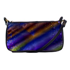 Fractal Color Stripes Shoulder Clutch Bags