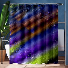 Fractal Color Stripes Shower Curtain 60  x 72  (Medium) 