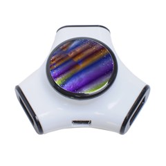 Fractal Color Stripes 3-Port USB Hub