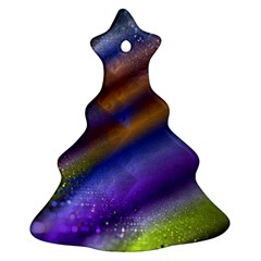 Fractal Color Stripes Ornament (Christmas Tree) 